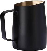 Load image into Gallery viewer, Espresso Milk Frothing Jug - 420ml - Black
